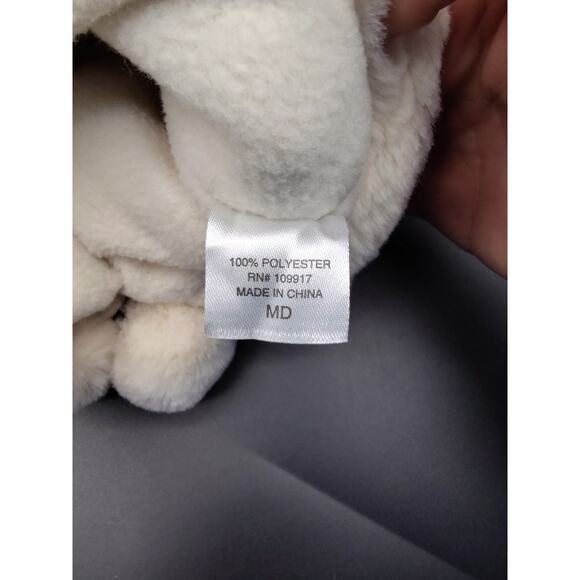 Addison Meadow Cable Knit Slipper Bootie Socks Fuzzy Lined Pom Poms Women’s MD - Picture 6 of 6